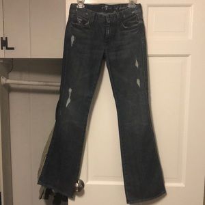 7 for All Mankind A-pocket jeans, size 27